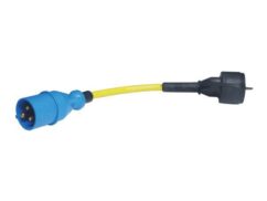 Ratio adapterkontakt CEE hane / Schuko hona